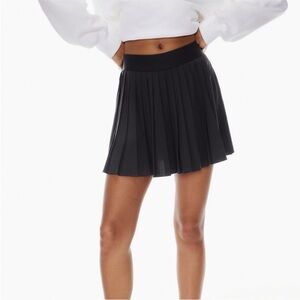 Aritzia TnaMOVE Tennis Pro Micro Skirt Black Size Small